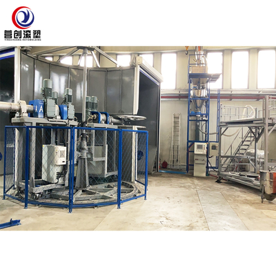 kaufen 220V-480V Rotationsformmaschine für Bekleidung mit Kunststoffverpackungsmaterial online manufacture