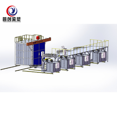kaufen Drehmaschine des formteil-63KW für Behälter-Volumen PP/PE/HDPE/LLDPE 7000L online manufacture
