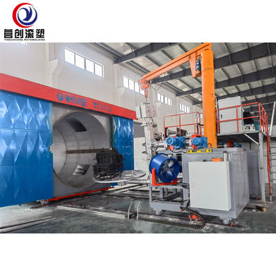 Qualität  10000L Tank Rotational Molding Machine for PP/PE/HDPE/LLDPE Material Made in China Fabrik