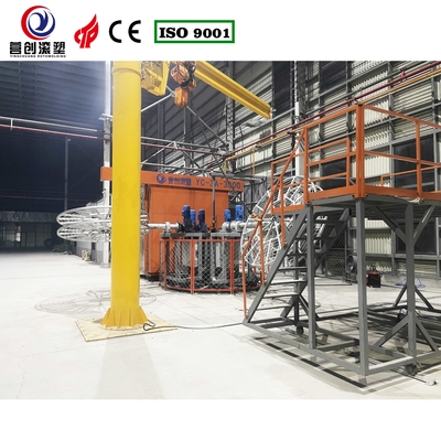 kaufen PLC-gesteuerte, maßgeschneiderte Spannungsrotationsformmaschine 220V online manufacture