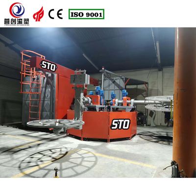 Qualität  Yingchuang Roto PLC Control System Electric Heating Water Tank Manufacturing Machine Carousel Rotomolding Machine Fabrik