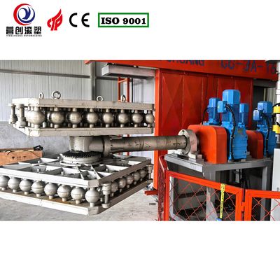 kaufen 62KW anpassbare Bi-Axial Rotomoulding-Maschine für die Herstellung von PP / PE / HDPE / LLDPE Pickleballs online manufacture