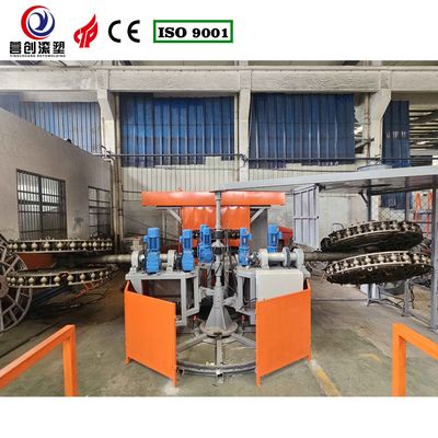 kaufen Hydraulische Hubkarussell-Rotationsgussmaschine mit Sicherheitssystem und 3-10 mm Rotationsarmdicke für Pickleball online manufacture