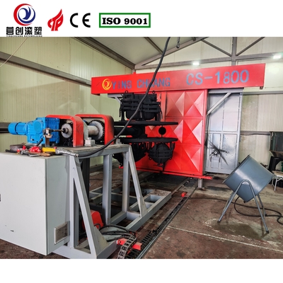 kaufen Einarmige automatische Shuttle-Rotomoldmaschine für die Produktion von Bojen online manufacture