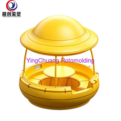 kaufen Yingchuang OEM rotationsgeformte schwimmende BBQ-Bootsform, UFO-förmige Aluminium-Rotationsform mit Überdachungstisch für die Herstellung von Freizeit-Grillschwimmern aus Kunststoff Online-Herstellung