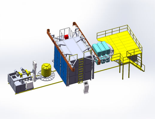kaufen Effiziente Rotomolding-Ausrüstung mit PLC-Steuerung online manufacture
