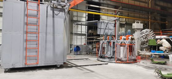 kaufen PP/PE/HDPE/LLDPE-Rotationsformmaschine mit mehreren Armen mit 220V/380V/440V Spannung online manufacture