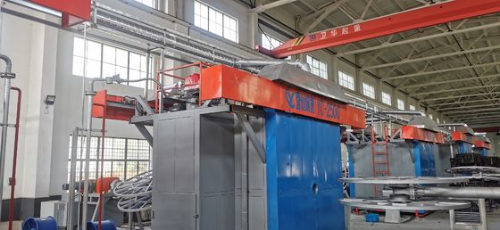 kaufen PLC-gesteuerte Shuttle-Rotomoldmaschine Flüssiggasheizung online manufacture