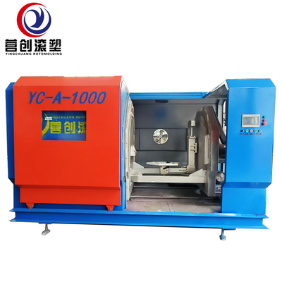Elektrische Heizung 10L Kunststoff-Rotomoldmaschine 400°C Max. Temperatur Sicherer Betrieb -20~50°C Umgebung