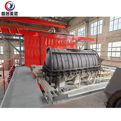 Vollautomatische Rotomoldmaschine mit PLC-Steuerung