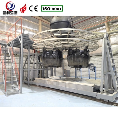 Herstellungsbetrieb Shuttle Rotomolding Machine Automatischer Betriebsmodus PLC-Steuerungssystem