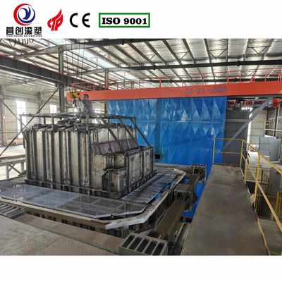 Yingchuang Roto 6,5 Meter Ofen Shuttle Rotomoulding Maschinen für kundenspezifische Elektrolyt-Energiespeicher