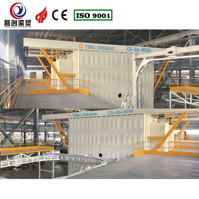 Yingchuang Roto CS-2A-8500 Shuttle Rotomolding-Maschine mit O-Arm verwendet für die Rotomolding-Produkte in großem Maßstab