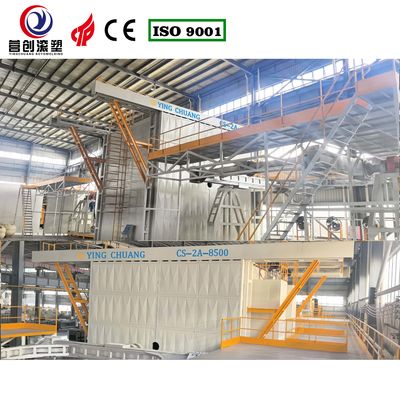 Herstellungsbetrieb Shuttle Rotomolding-Maschine Formtemperatur 200-400C Brennerkapazität 700000 Kcar