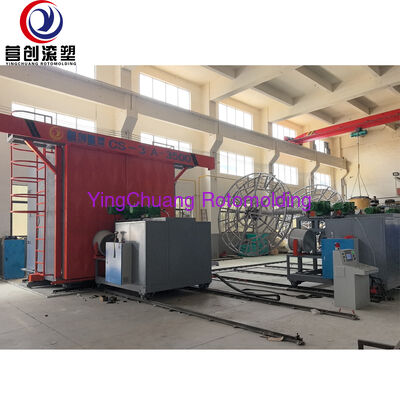 YINGCHUANG CS-3A-3500 Shuttle-Rotationsformmaschine, mehrarmige Karussell-Rotationsformmaschine für Kunststoff-Wassertanks und Hohlprodukte