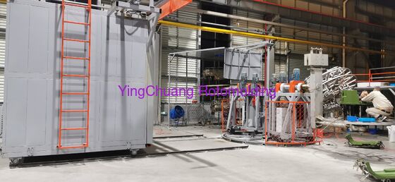 Karussell-Rotationsformteil-Maschine