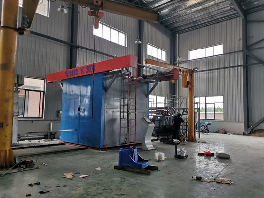 Hochleistungs-SPS-Steuerungssystem Shuttle-Rotationsformmaschine für Wassertanks