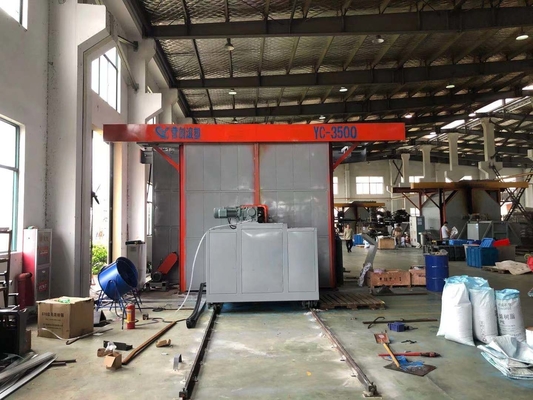 Plc-Kontrollsystem-Shuttle Rotomolding bearbeiten Brennerleistung 380V/50Hz 500000 Kcar maschinell