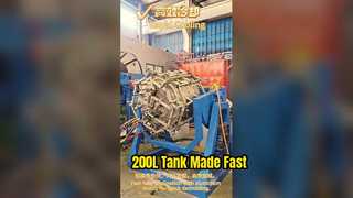 Wie produziert die Swing-Rotationsformmaschine ND-600 effizient 200-Liter-Chemikalienlagertanks?