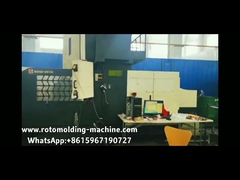 Vollautomatische Rotationsgussanlage zur Herstellung großer Hohlkörper in Wassertanks