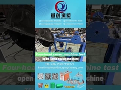 Yingchuang angepasste Vierköpfige Abdeckmaschine Rock And Roll Rotomoulding Maschinen für Ihr Unternehmen