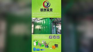 Präsentation der Rotationsformmaschine CS-2A-3500 Shuttle: Vorführung von geradem Arm und L-Arm