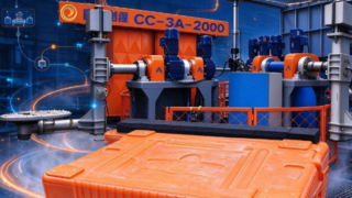 CC-3A-2000 Revolver-Rotationsformmaschine | Produzieren Sie Kühlerkörper und Deckel auf einer Maschine | Yingchuang